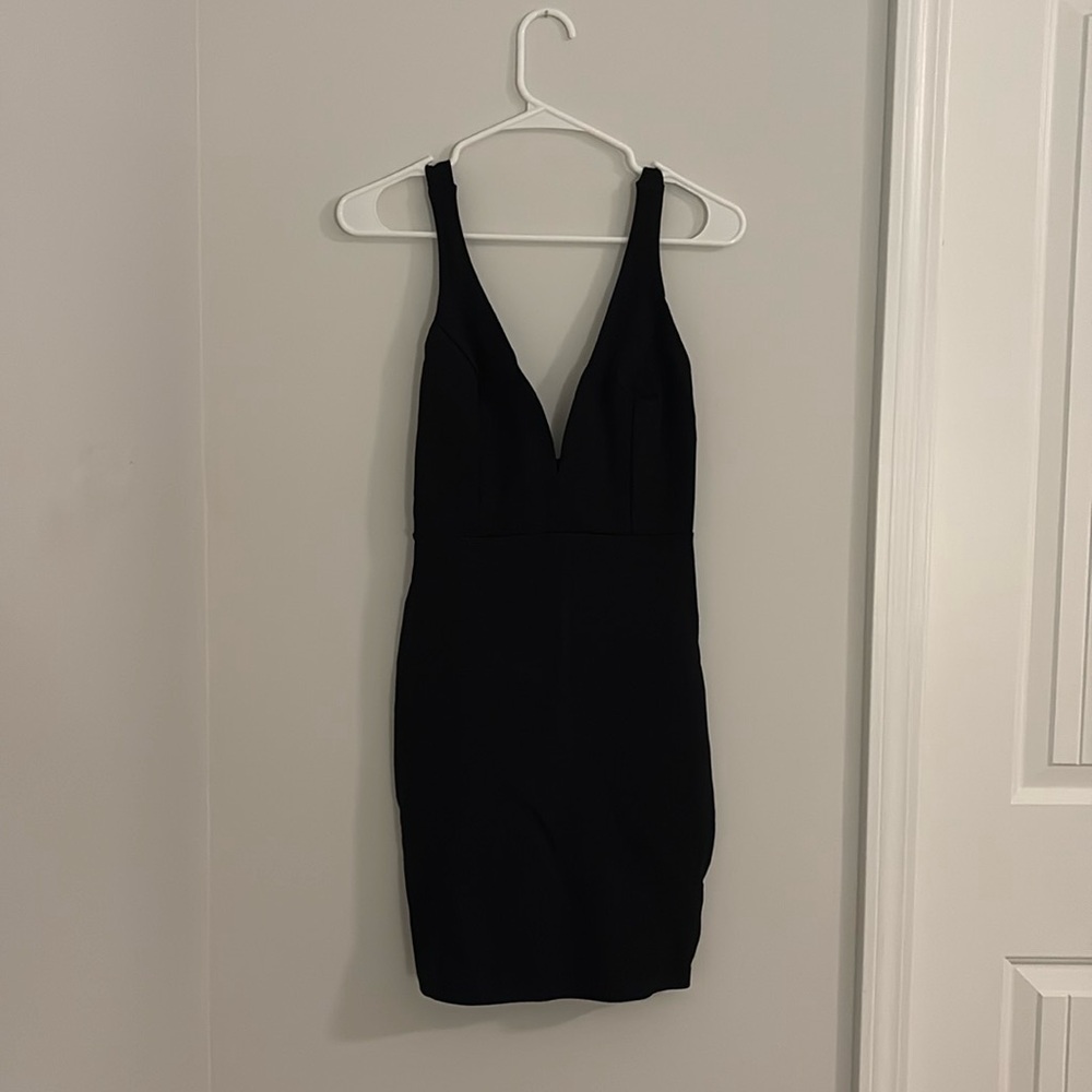 NWT lulus black mini dress